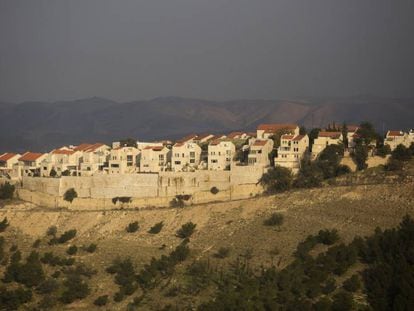Parte de un asentamiento israelí en Maale Adumim, este martes en Cisjordania.