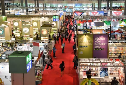 Vista de la Feria del Libro de Fráncfort 2020.