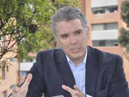 Iván Duque, candidato del Centro Democrático a las elecciones presidenciales de 2018.