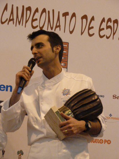 El chef Evarist Miralles Salva, ganador del XIII Campeonato de España de Cocineros.