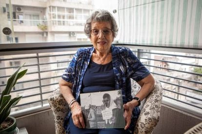 Delia Giovanola, una de las 12 fundadopras de Abuelas de Plaza de Mayo, que encontró su nieto 'Martín' el pasado 5 de Noviembre.