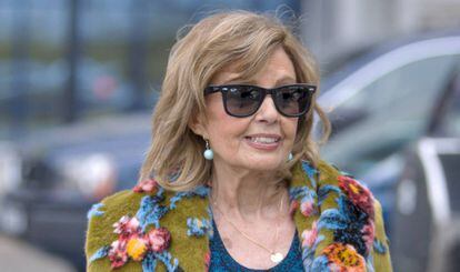 Maria Teresa Campos, en Madrid, el pasado 3 de enero.