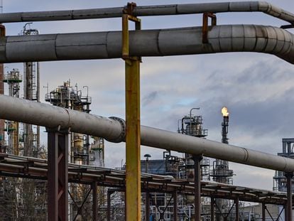 La refinería de Schwedt (Brandeburgo, Alemania), en febrero del año pasado.