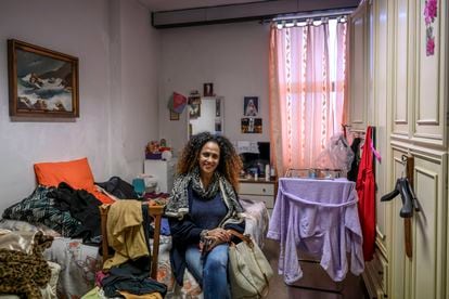 Lucia, una migrante de Eritrea que vive en la casa Spin Time.