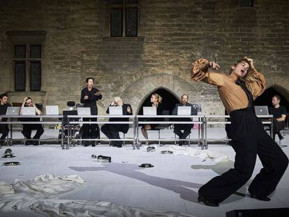 La obra de Pascal Rambert en el festival de Aviñón.