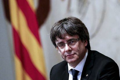 L&#039;expresident de la Generalitat, Carles Puigdemont.