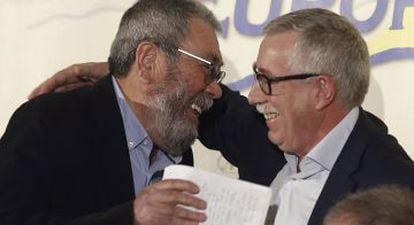 Cándido Méndez e Ignacio Fernández Toxo.