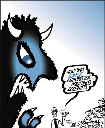 La interpretació de Forges sobre la LOMCE.