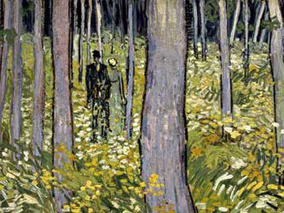 <i>Dos figuras en el interior del bosque</i> (1890).