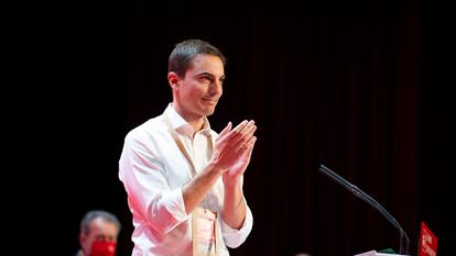 El nuevo secretario general del PSOE de Madrid, Juan Lobato.
