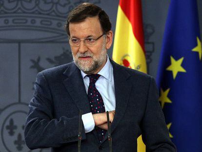 El presidente del Gobierno, Mariano Rajoy, este martes.