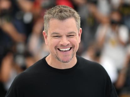 Matt Damon, en la presentación ante la prensa de 'Cuestión de sangre'.