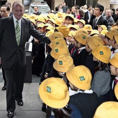 El Rey durante su visita oficial a Japón