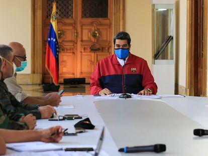 Nicolás Maduro, el 22 de marzo en Caracas. En vídeo, la acusación del fiscal general de EE UU.