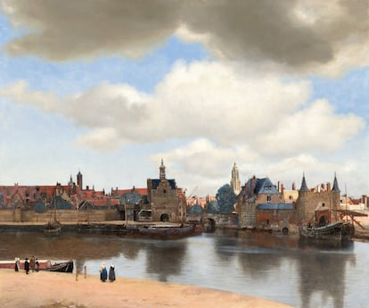 'Vista de Delft', de Johannes Vermeer (hacia 1660).