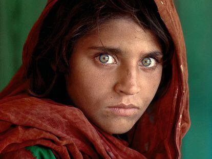 &#039;La ni&ntilde;a afgana&#039;, portada de &#039;National Geographic&#039; en junio de 1985.