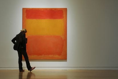 Naranja, rojo, amarillo (1956), de Mark Rothko (1903-1970).