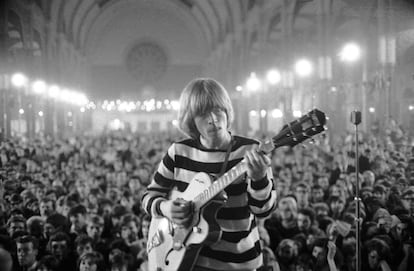 Brian Jones at a Rolling Stones