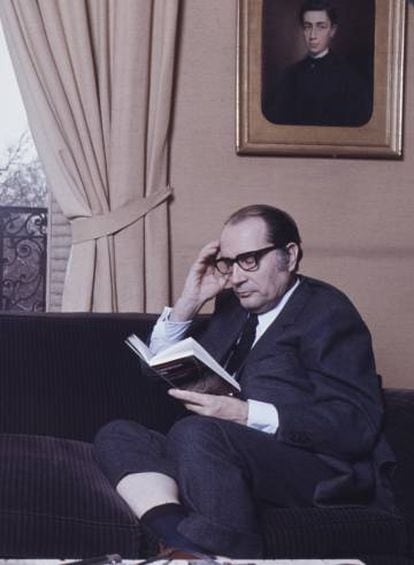 François Mitterrand, en París en 1972.