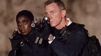 Lashana Lynch y Daniel Craig, en 'Sin tiempo para morir'.