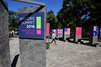 Anuncios de la cumbre de alcaldes en la Ciudad de México.