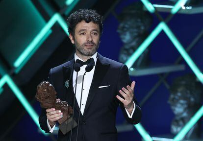 Rodrigo Sorogoyen, en los Premios Goya 2023.