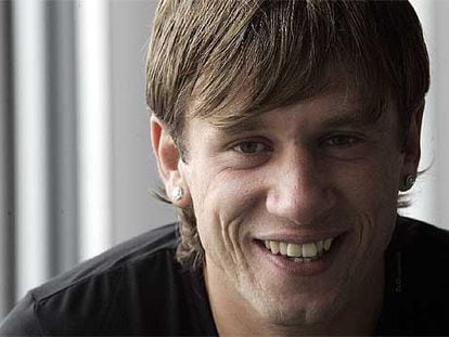 Cassano, durante la entrevista.