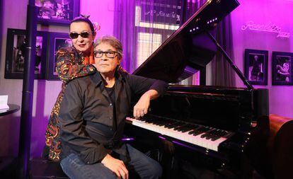 Martirio y Chano Dominguez, el martes pasado en el Hotel AC Recoletos.