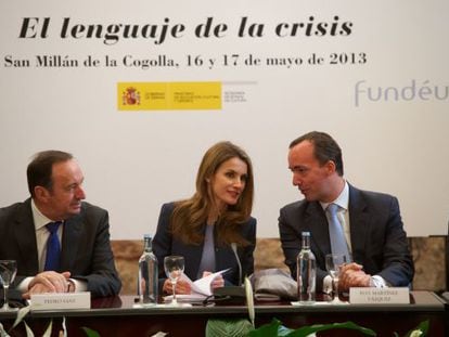 La princesa Letizia en la inauguraci&oacute;n del seminario &#039;El Lenguaje de la Crisis&#039;. 