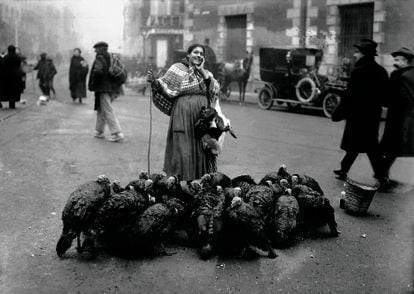 'Vendedora de pavos', diciembre de 1922.