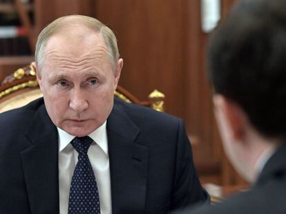 Vladímir Putin, el miércoles en Moscú.