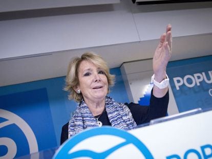 Aguirre durante la rueda de prensa de este domingo.