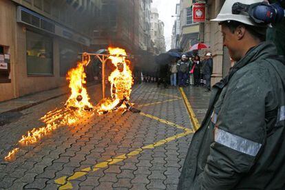 Protestas del naval en Ferrol 