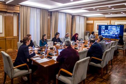 Reunión del Consejo Interterritorial del Sistema Nacional de Salud este lunes, en Madrid. 
