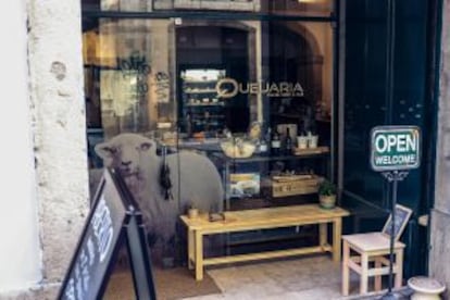 La tienda de quesos Quijaría, en Lisboa.