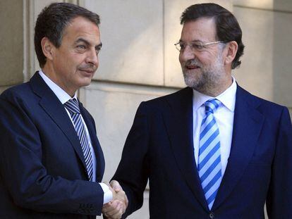 José Luis Rodríguez Zapatero y Mariano Rajoy.