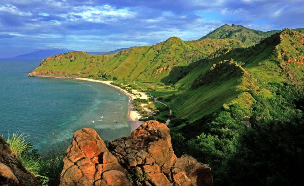 Playa cerca de Dili, en Timor Oriental.