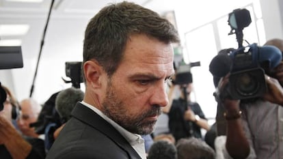 Jérôme Kerviel, durante su comparecencia ante la Corte de Apelación, en 2014.