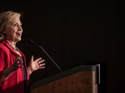 Hillary Clinton durante un mitin en Carolina del Sur, el 23 de julio de 2015. 