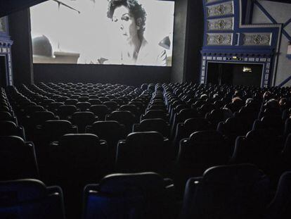 Sala 1 del cine Comedia, en la sesi&oacute;n de las 16.45, de la pel&iacute;cula &#039;El guardi&aacute;n invisible&#039;.