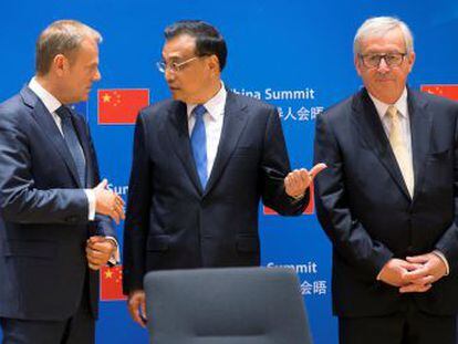 Pekín quiere acorralar al presidente estadounidense en materia comercial, pero Europa recela de una China con la que mantiene diferencias abismales