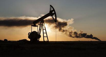 Un pozo de petróleo cerca de Ramlan, cerca de la frontera sirio-turca, en octubre.