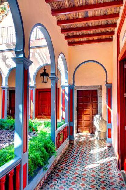 Arquitectura tradicional en la villa de Gáldar, en la zona norte de la isla de Gran Canaria.