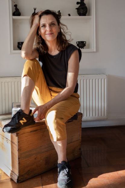 Antonia Zegers, actriz chilena en entrevista en su hogar en Santiago, Chile.