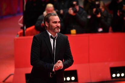 Joaquin Phoenix, el martes por la noche en el pase de gala de &#039;Don&#039;t Worry, He Won&#039;t Get Far on Foot&#039;.