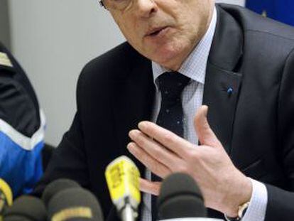 Brice Robin, fiscal jefe de Marsella, durante la rueda de prensa del pasado jueves.