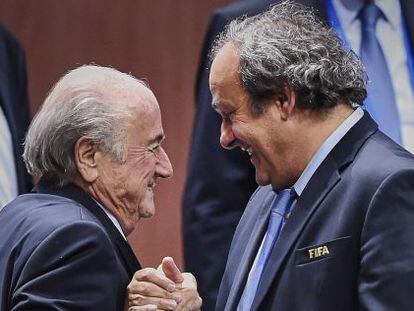 Blatter i Platini, el maig d'aquest any.