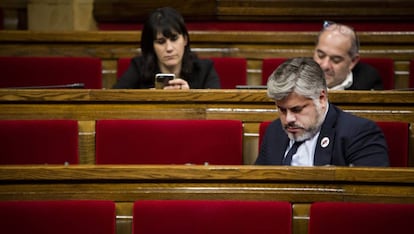 Albert Batet, aquest dimecres al Parlament.