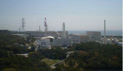 Central nuclear de Hamaoka, suroeste de Japón, situada en la confluencia de tres placas tectónicas.