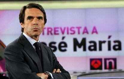 José María Aznar, en la entrevista concedida a Antena 3.